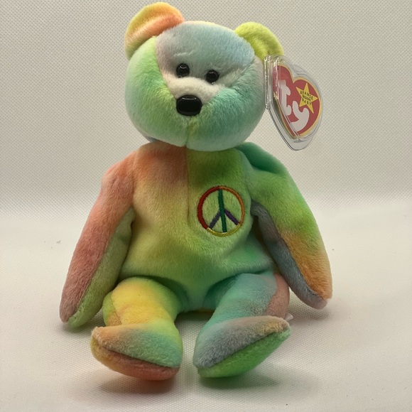Peace Bear TY - Picture 1 of 4